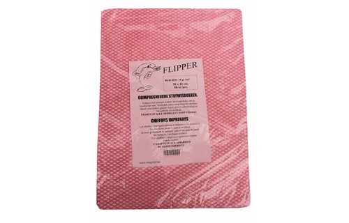 Stofwisdoekjes red dot 30x42 cm. 50 stuks Stofwisdoekjes red dot 30x42 cm. 50 stuks