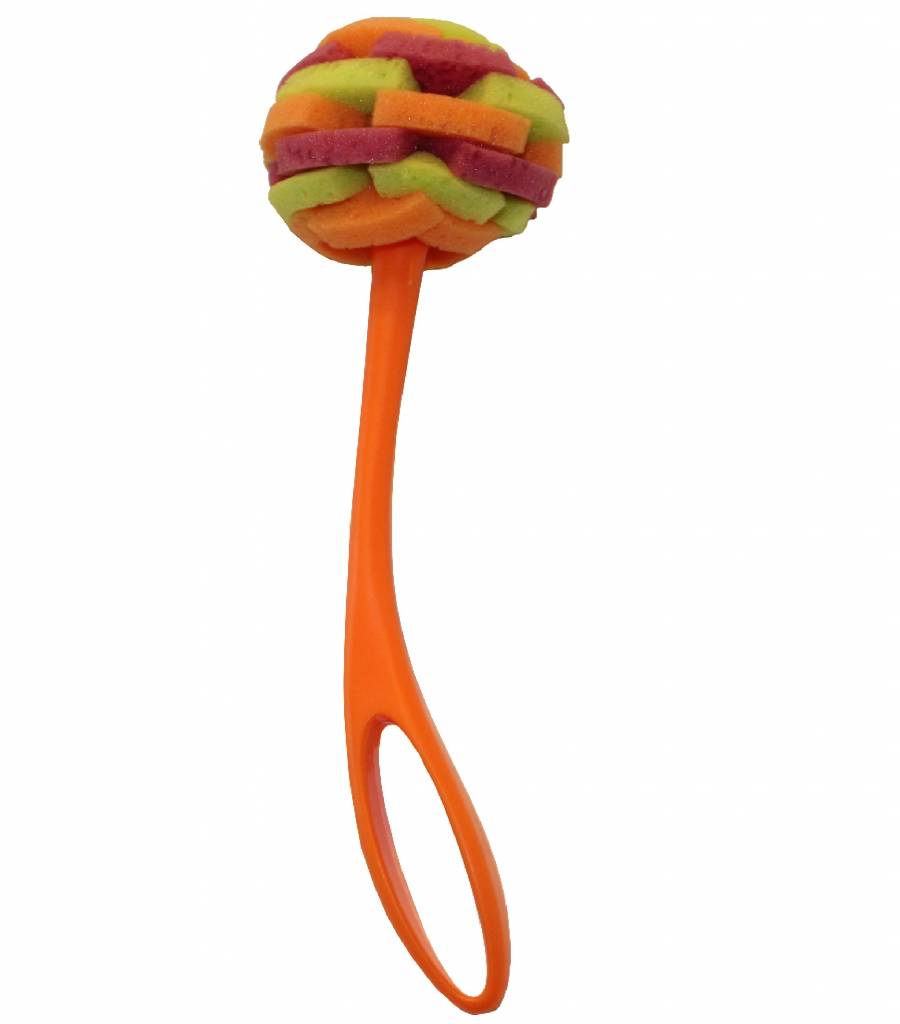 Glazenborstel met spons