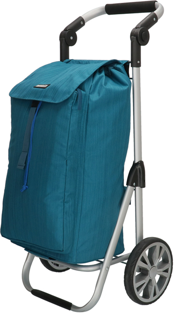 Boodschappentrolley met Verstelbaar handvat en koelvak - Oceaan
