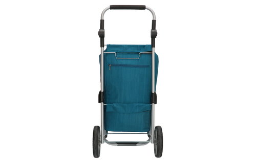 Boodschappentrolley met Verstelbaar handvat en koelvak - Oceaan