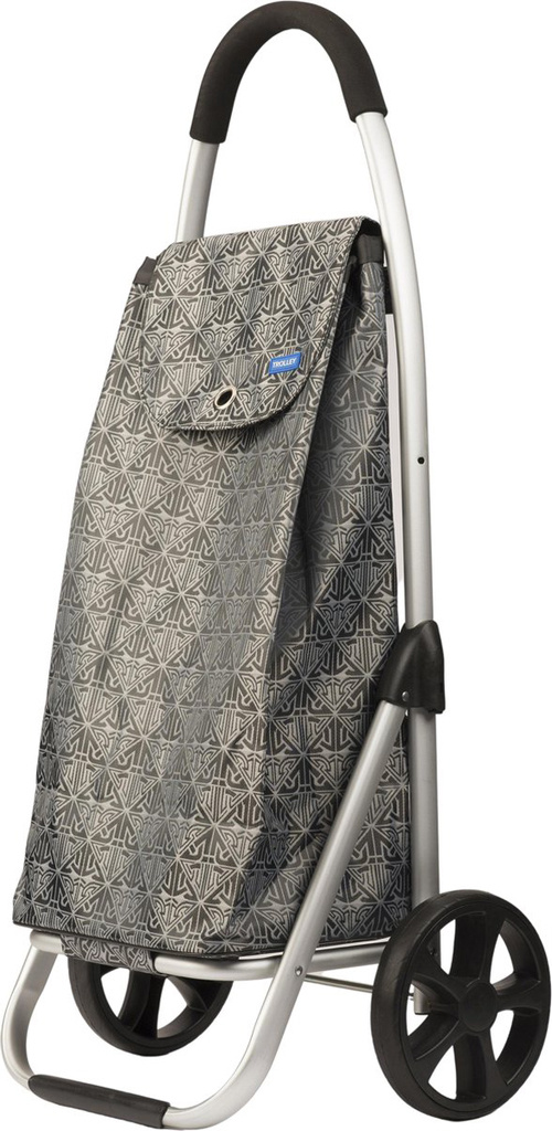 Boodschappentrolley Geo Licht Grijs   48 L. Inklapbaar Aluminium