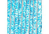 Vliegengordijn kattenstaart 125x230 cm.  Blauw / Wit mix