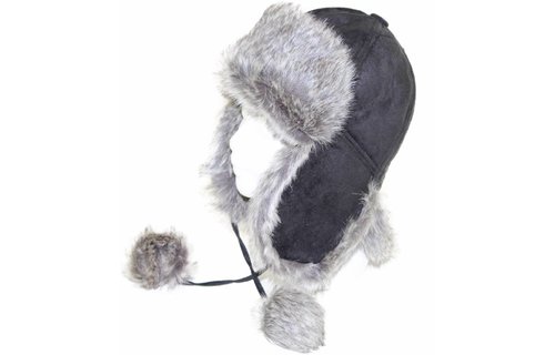 Muts Pels met oorflappen Pompons Muts Pels met oorflappen Pompons