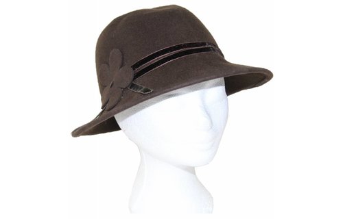 Dameshoed Vinyl Bloem