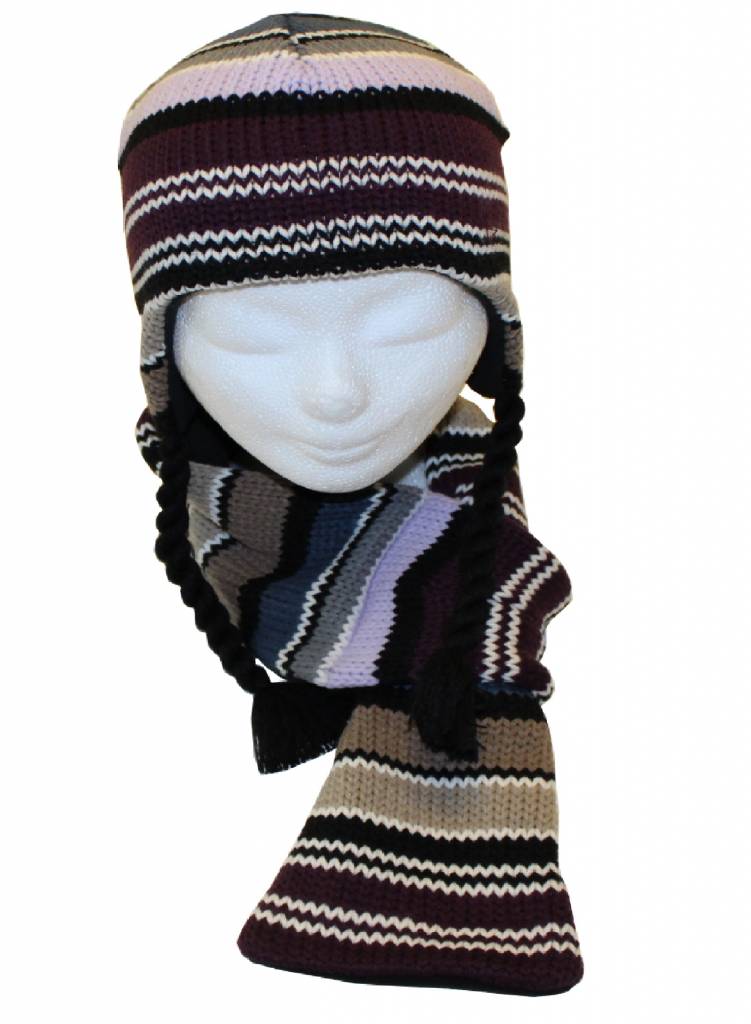 Muts & Sjaal gestreept Meisjes