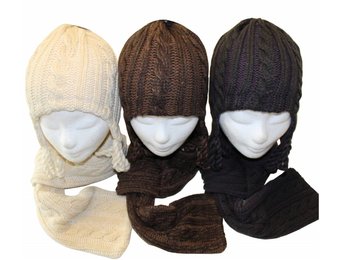 Muts & Sjaal gebreid Meisjes