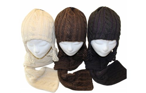 Muts & Sjaal gebreid Meisjes