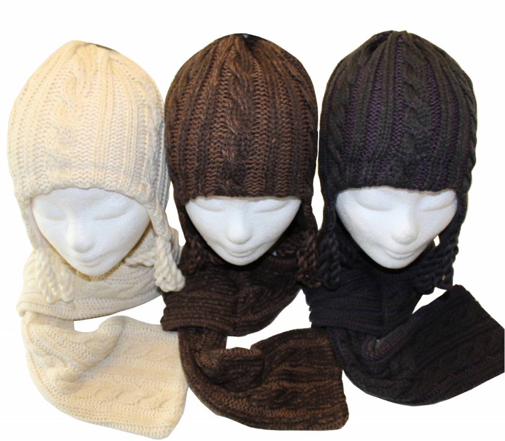 Muts & Sjaal gebreid Meisjes