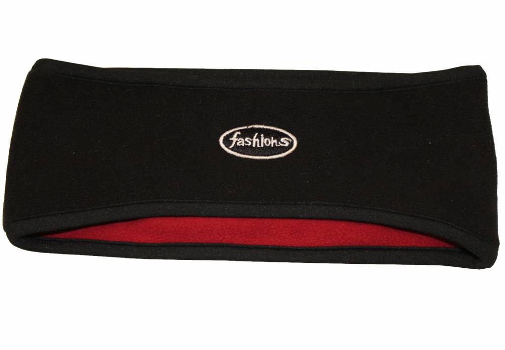 Haarband Microfleece Zwart
