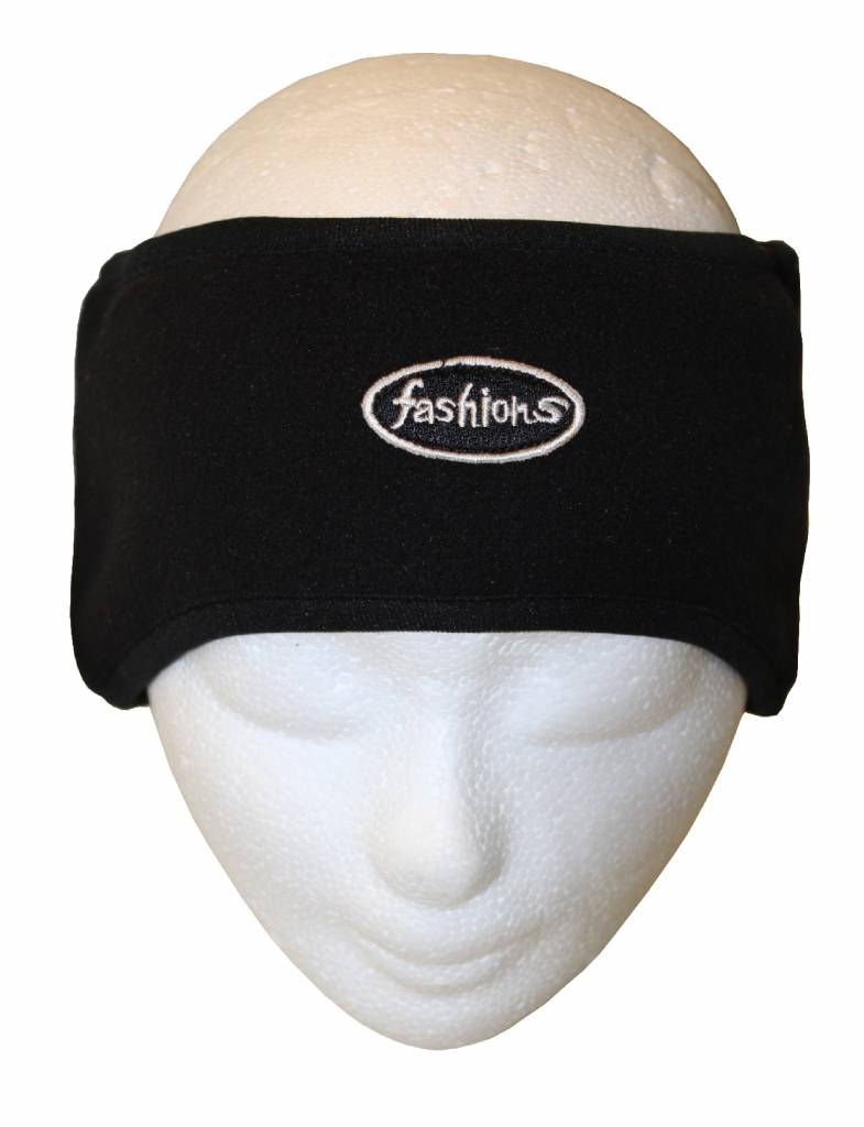 Haarband Fleece Zwart