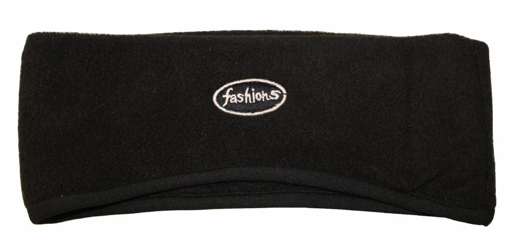 Haarband Fleece Zwart