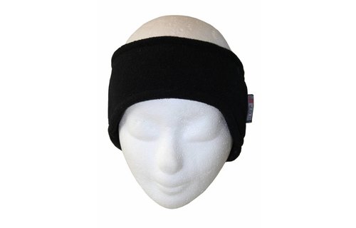 Fleece Haarband Zwart Fleece Haarband Zwart