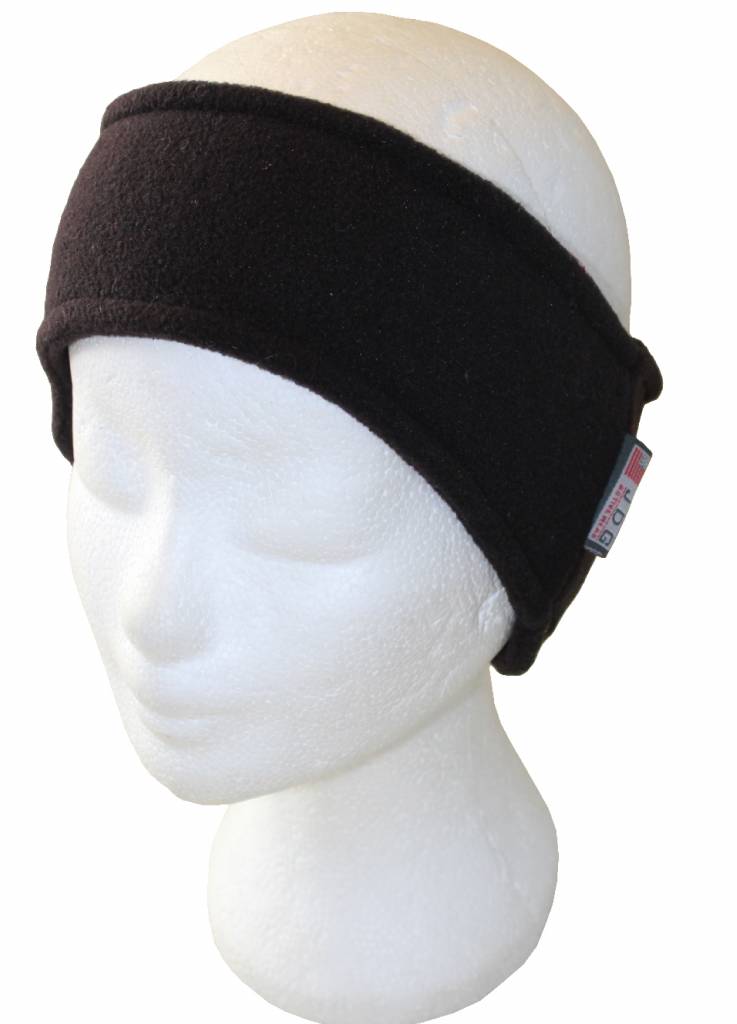 Fleece Haarband Bruin