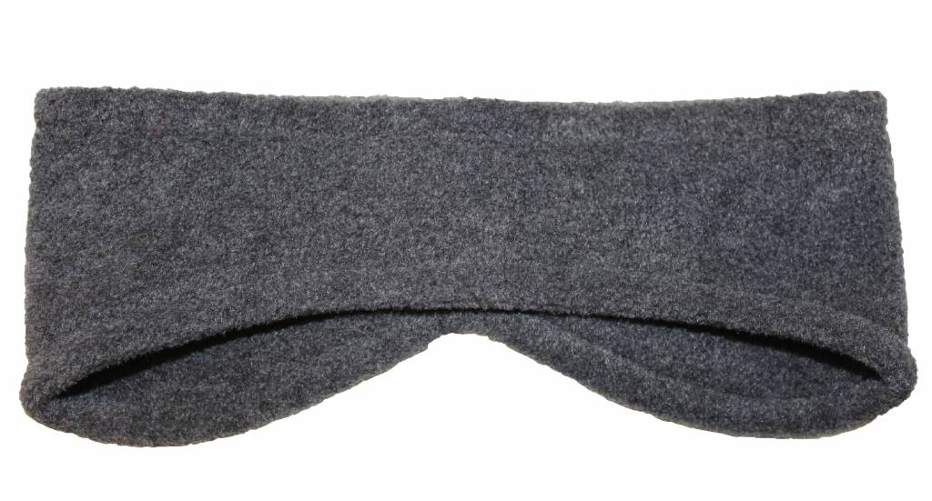Haarband Fleece kinderen Antraciet grijs