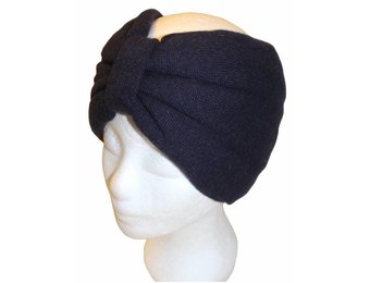 Angora Haarband Blauw