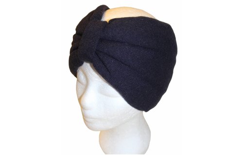 Angora Haarband Navy Blauw Angora Haarband Navy Blauw