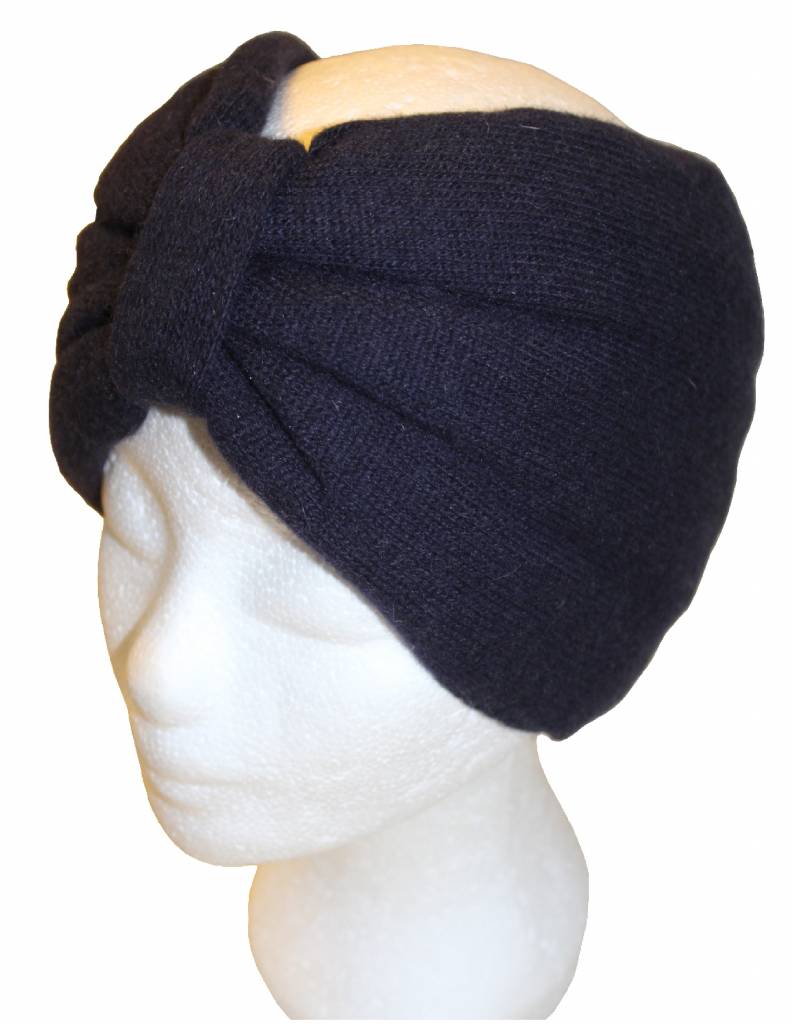 Angora Haarband Navy Blauw Angora Haarband Navy Blauw