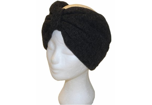 Angora Haarband Grijs