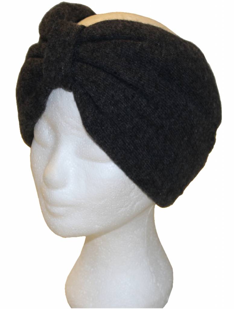 Angora Haarband Grijs