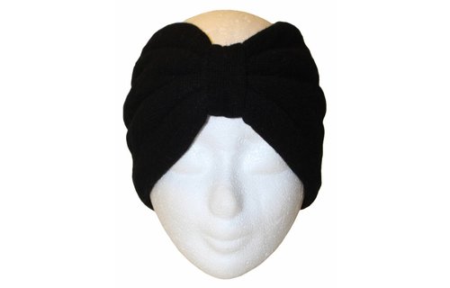 Angora Haarband Zwart
