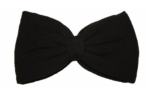 Angora Haarband Zwart