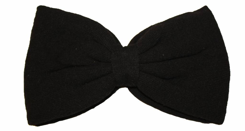 Angora Haarband Zwart