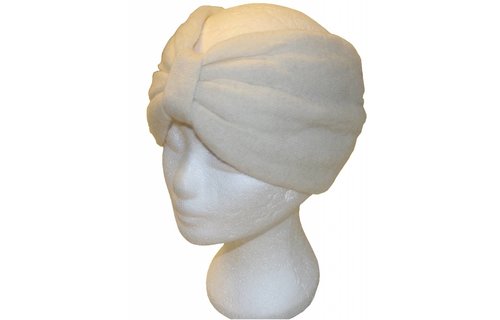 Angora Haarband Ecru