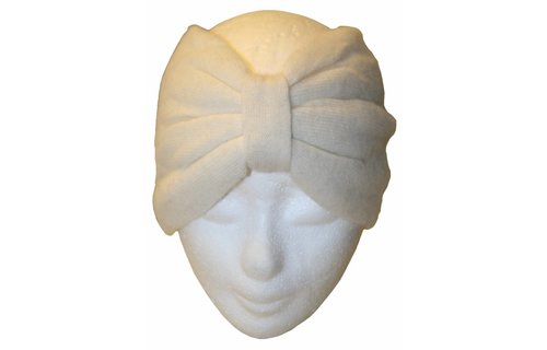 Angora Haarband Ecru