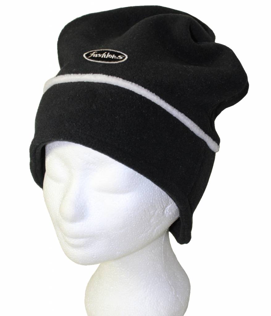 Muts / Kraag fleece Zwart Fashiohs