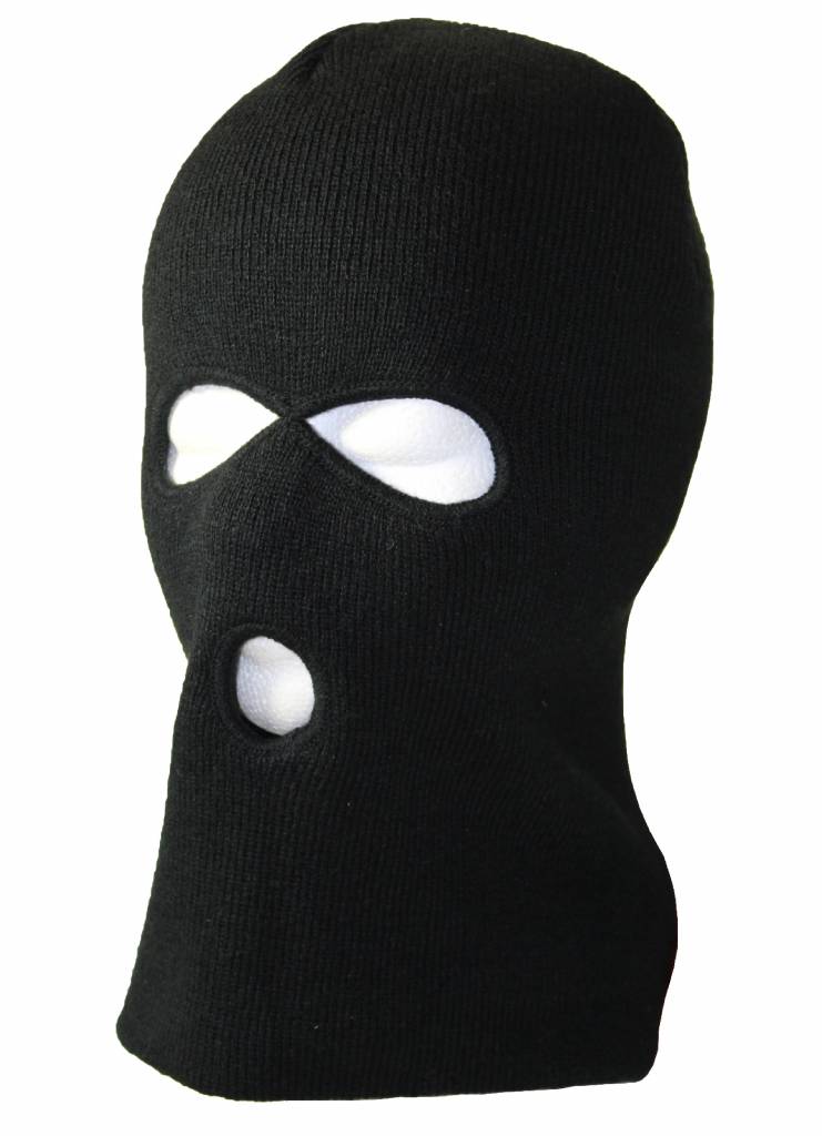 Bivakmuts drie gaats Zwart