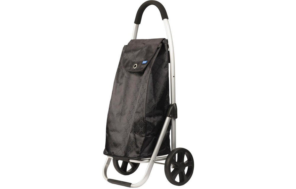 Boodschappentrolley Kasjmir Zwart 48 L. Inklapbaar Aluminium Boodschappentrolley Kasjmir Zwart 48 L. Inklapbaar Aluminium