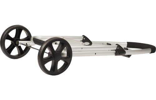 Boodschappentrolley  Kasjmir Zwart  48 L. Inklapbaar Aluminium