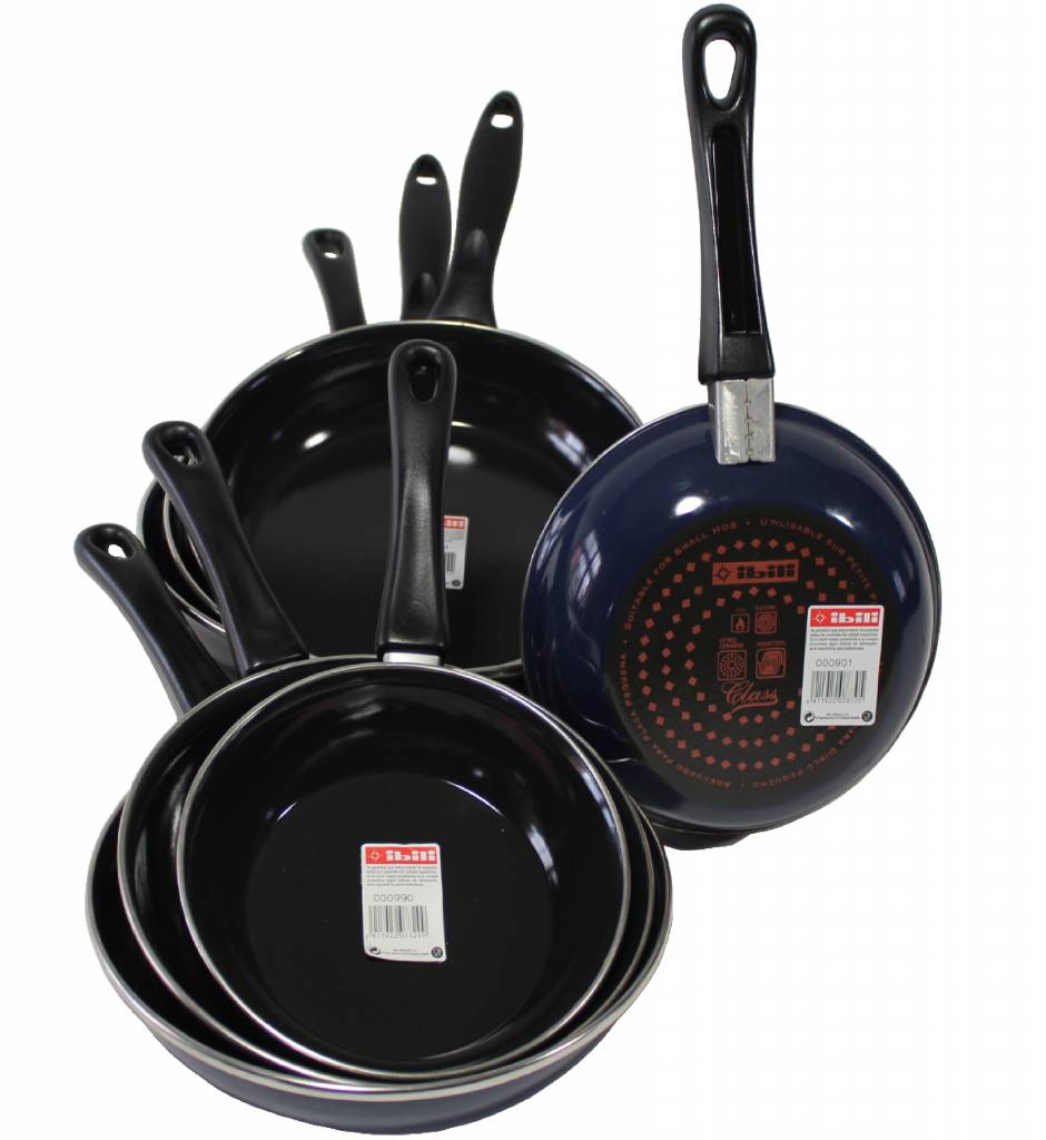 Koekenpan Blauw gelakt Koekenpan Blauw gelakt