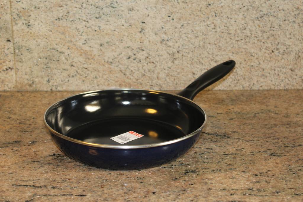 Koekenpan Blauw gelakt Koekenpan Blauw gelakt