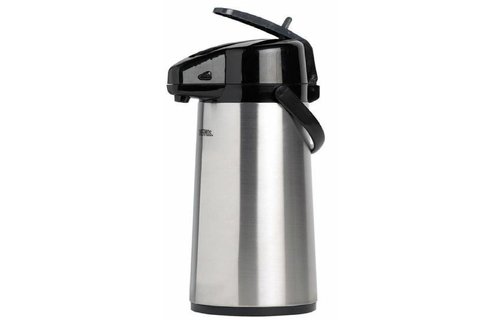 Pompthermos 2,2 liter met Inox + Hendel