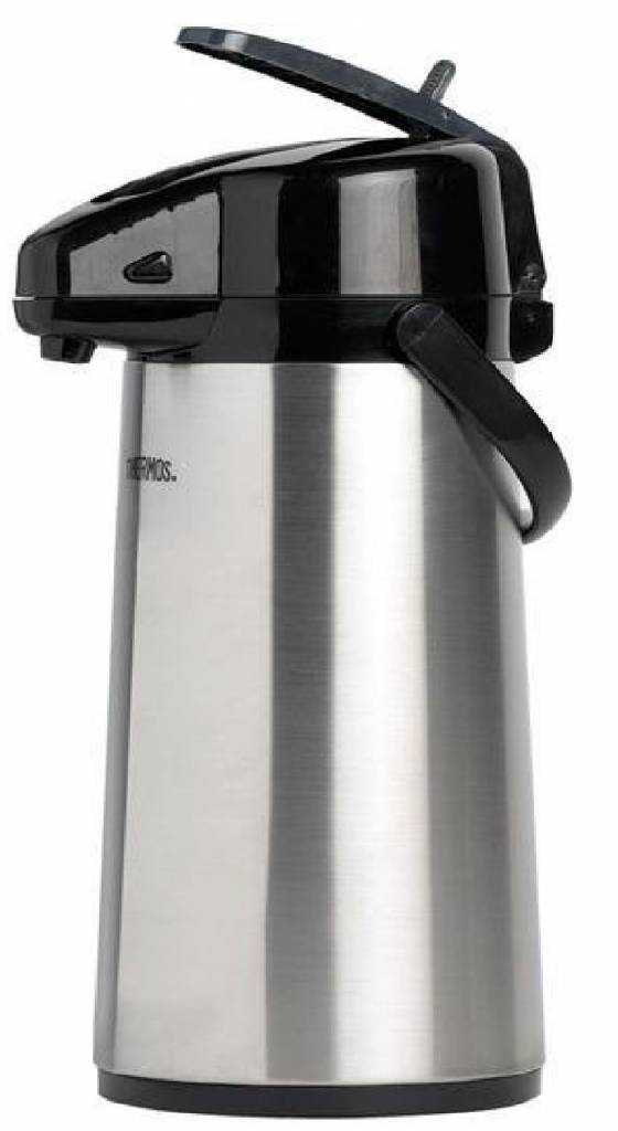 Pompthermos 2,2 liter met Inox + Hendel