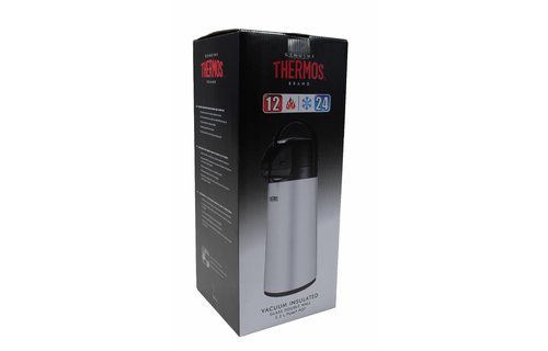 Pompthermos 2,2 liter met Inox + Hendel