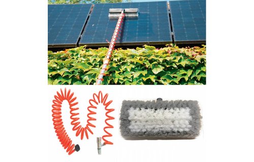 Telescoopsteel 6 meter met Spiraal en borstel