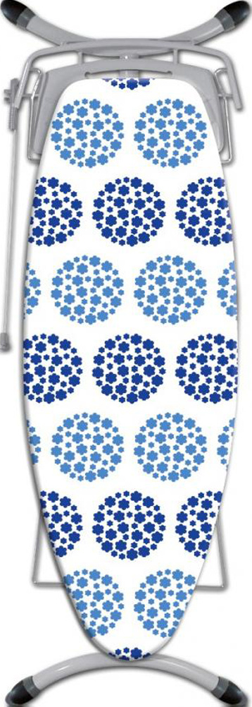 Strijkplankhoes 3 lagen 148 x 58 cm  maat C "Flowers in Circle Plain"