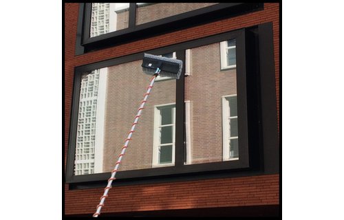 Telescoopsteel 3,50 meter met Spiraal en borstel