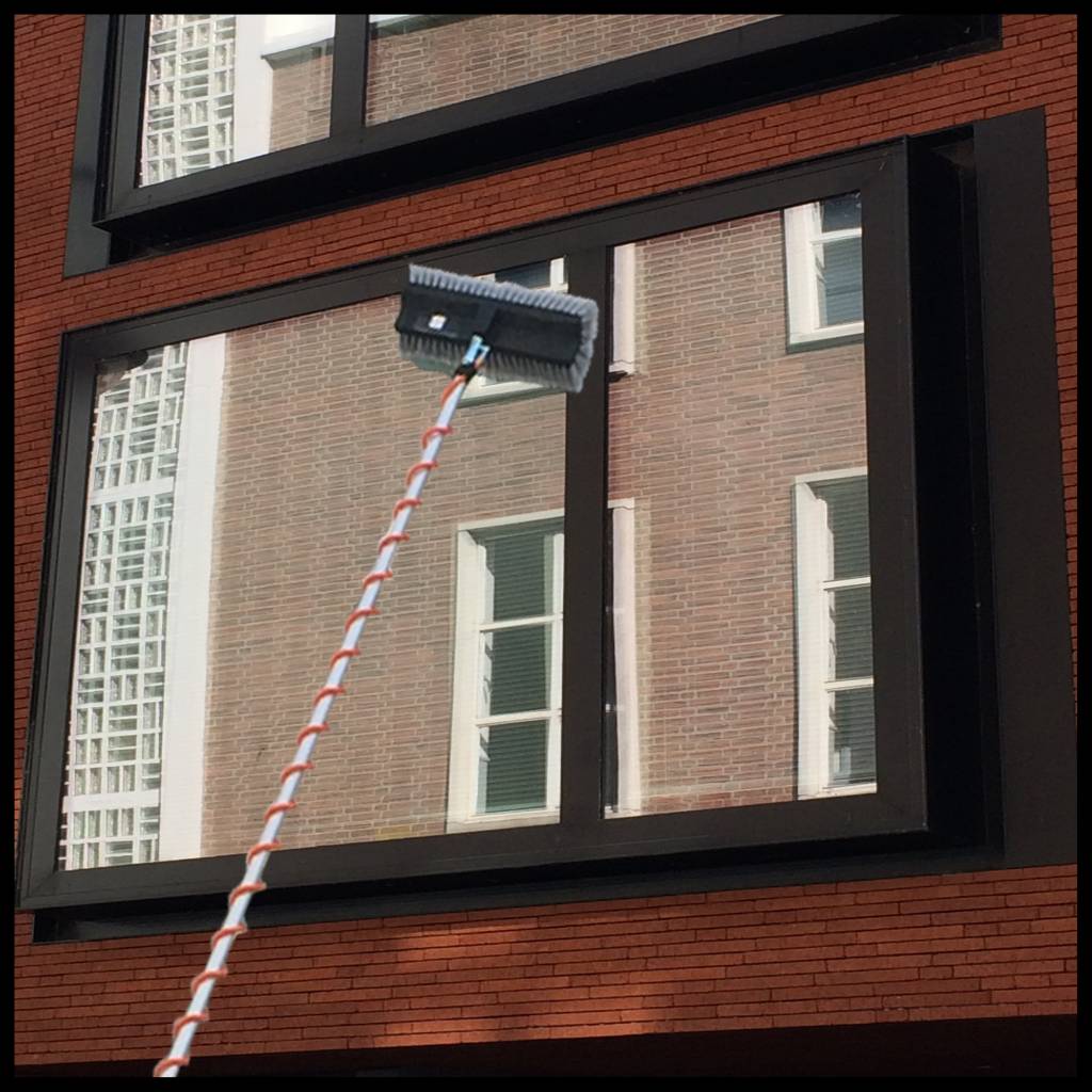 Telescoopsteel 3,50 meter met Spiraal en borstel