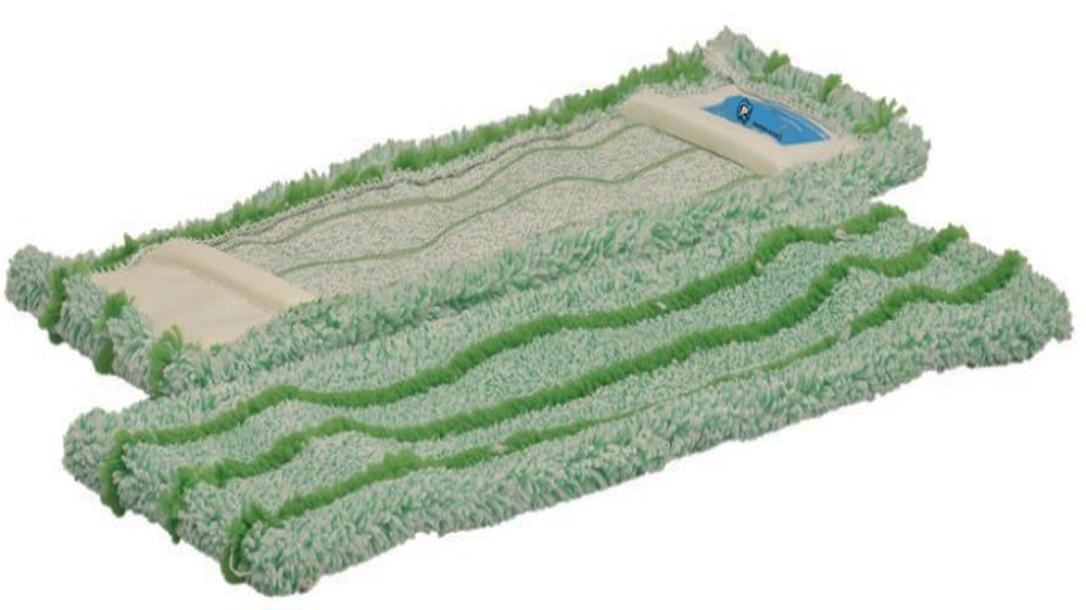 Microvezel Vloermop  45 cm  "Groen/Wit Mix gestreept" Microvezel Vloermop  45 cm  "Groen/Wit Mix gestreept"