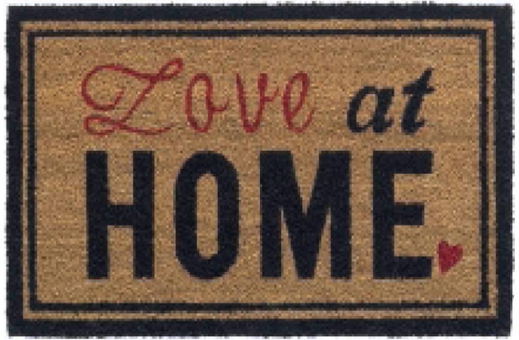 Kokosmat Love at Home 45x75 cm.