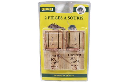 Lucifer  Muizenval Hout - 2 Stuks