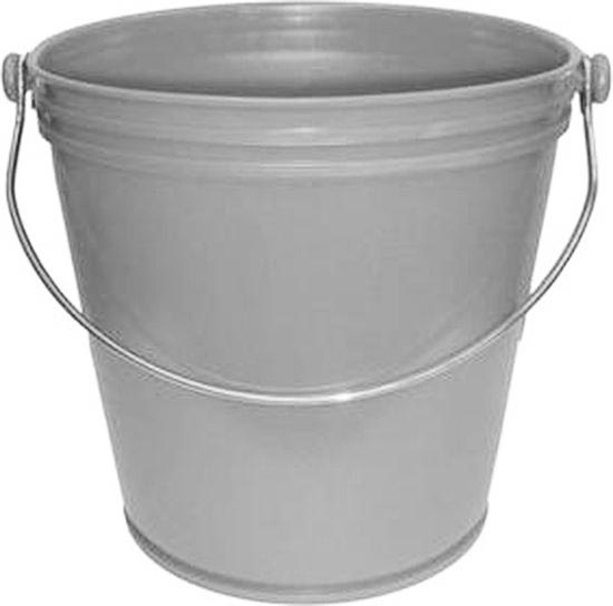 Bouwemmer 10 Liter  Grijs