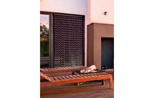 Vliegengordijn Maïs MARBELLA, bruin/wit  90x220 cm