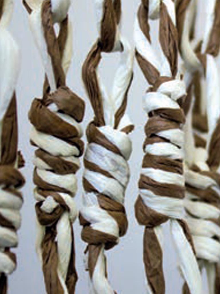 Vliegengordijn Maïs MARBELLA, bruin/wit  90x220 cm