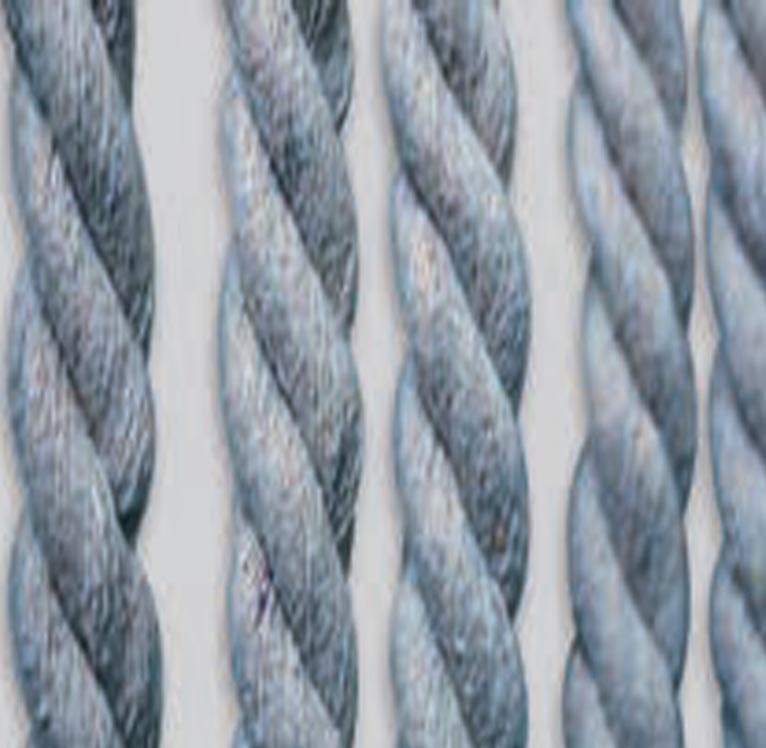 Vliegengordijn gevlochten touw Grijs 90X200 cm.