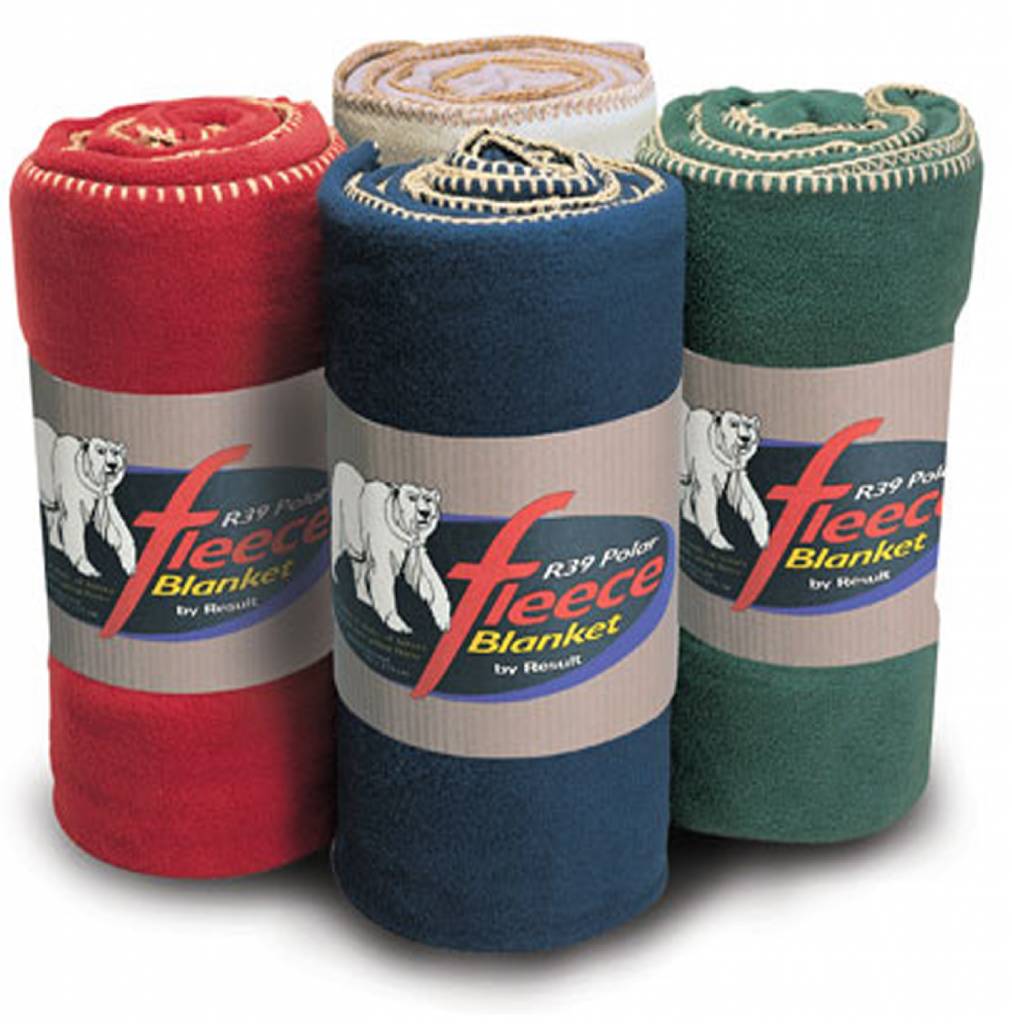 Fleece deken Deluxe 140 x 175 cm. Navy Blauw