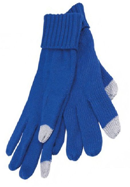 TouchScreen Handschoenen Royal Blauw voor smartphone , tablet